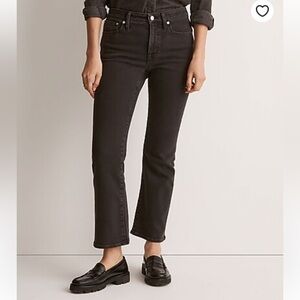 Madewell Kickout Crop jean in Starkey wash! Size 30